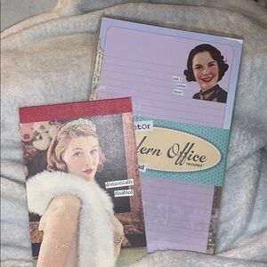 Anne Taintor Set of Two Vintage Notepads-So Great!